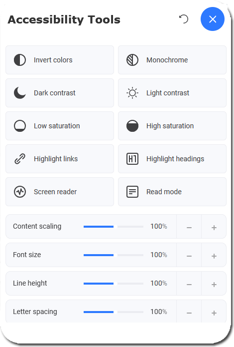 Accessibility Tools Accessibility Tools